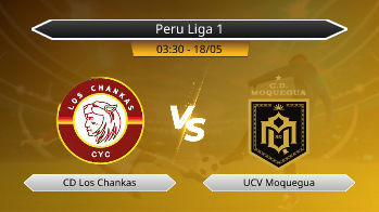 Peru Liga 1 CD Los Chankas VS UCV Moquegua
