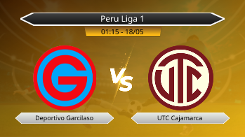 Peru Liga 1 Deportivo Garcilaso VS UTC Cajamarca