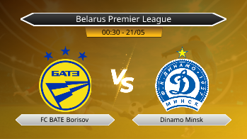 Belarus Premier League FC BATE Borisov VS Dinamo Minsk