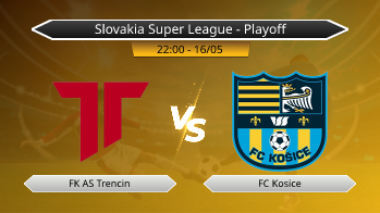 Slovakia Super League - Playoff FK AS Trencin VS FC Kosice