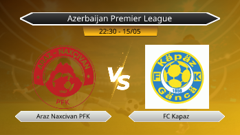 Azerbaijan Premier League Araz Naxcivan PFK VS FC Kapaz
