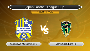 Japan Football League Cup Yokogawa Musashino FC VS VONDS Ichihara FC