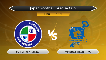 Japan Football League Cup FC Tiamo Hirakata VS Minebea Mitsumi FC