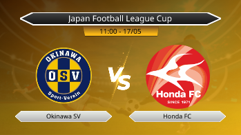 Japan Football League Cup Okinawa SV VS Honda FC