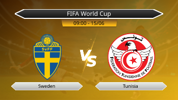 FIFA World Cup - Sweden vs Tunisia