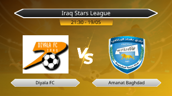 Iraq Stars League Diyala FC VS Amanat Baghdad