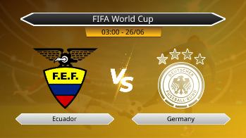 FIFA World Cup - Ecuador vs Germany