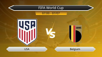 FIFA World Cup - USA vs Belgium