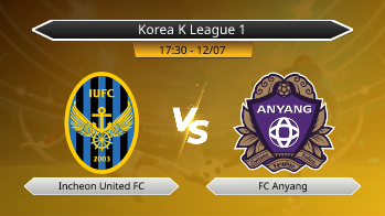 Korea K League 1 - Incheon United FC vs FC Anyang