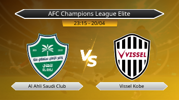 AFC Champions League Elite Al Ahli Saudi Club VS Vissel Kobe