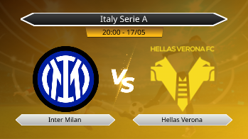 Italy Serie A Inter Milan VS Hellas Verona