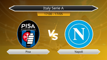 Italy Serie A Pisa VS Napoli