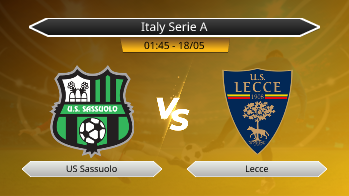 Italy Serie A US Sassuolo VS Lecce