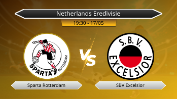 Netherlands Eredivisie Sparta Rotterdam VS SBV Excelsior
