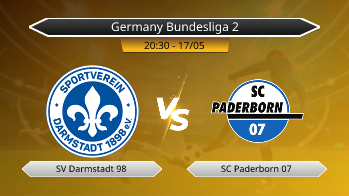Germany Bundesliga 2 SV Darmstadt 98 VS SC Paderborn 07