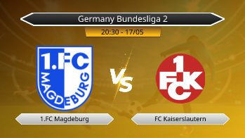 Germany Bundesliga 2 1.FC Magdeburg VS FC Kaiserslautern