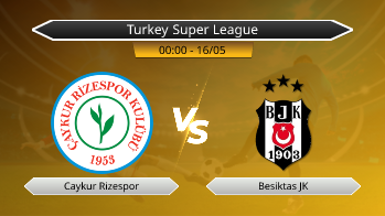 Turkey Super League Caykur Rizespor VS Besiktas JK