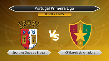 Portugal Primeira Liga Sporting Clube de Braga VS CF Estrela da Amadora