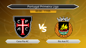 Portugal Primeira Liga Casa Pia AC VS Rio Ave FC