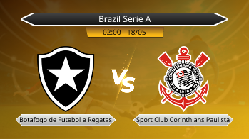 Brazil Serie A Botafogo de Futebol e Regatas VS Sport Club Corinthians Paulista