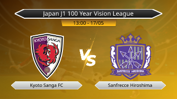 Japan J1 100 Year Vision League Kyoto Sanga FC VS Sanfrecce Hiroshima