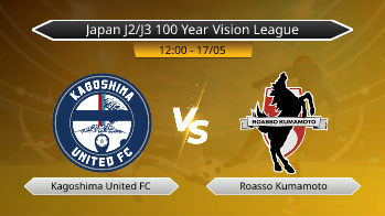 Japan J2/J3 100 Year Vision League Kagoshima United FC VS Roasso Kumamoto