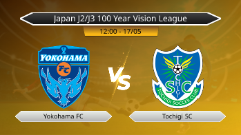 Japan J2/J3 100 Year Vision League Yokohama FC VS Tochigi SC