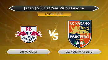 Japan J2/J3 100 Year Vision League Omiya Ardija VS AC Nagano Parceiro
