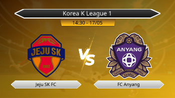 Korea K League 1 Jeju SK FC VS FC Anyang
