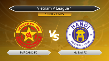 Vietnam V League 1 - PVF CAND FC vs Ha Noi FC