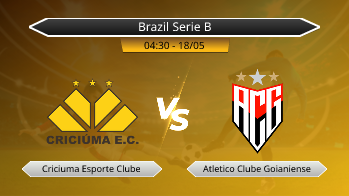 Brazil Serie B Criciuma Esporte Clube VS Atletico Clube Goianiense