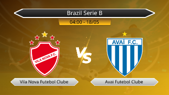 Brazil Serie B Vila Nova Futebol Clube VS Avai Futebol Clube