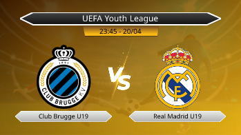 UEFA Youth League Club Brugge U19 VS Real Madrid U19