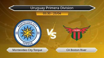 Uruguay Primera Division Montevideo City Torque VS CA Boston River