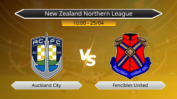 New Zealand Northern League Auckland City VS Fencibles United