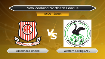 New Zealand Northern League Birkenhead United VS Western Springs AFC