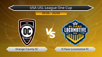 USA USL League One Cup Orange County SC VS El Paso Locomotive FC