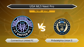 USA MLS Next Pro Connecticut United FC VS Philadelphia Union II