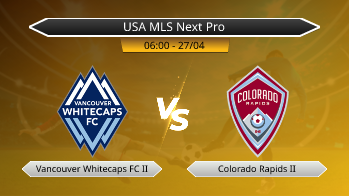 USA MLS Next Pro Vancouver Whitecaps FC II VS Colorado Rapids II