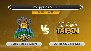 Philippines MPBL Ilagan Isabela Cowboys VS Quezon City Black Bulls