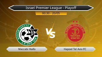 Israel Premier League - Playoff Maccabi Haifa VS Hapoel Tel Aviv FC