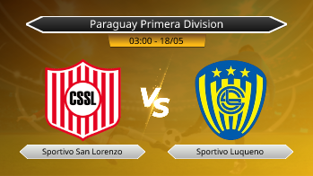 Paraguay Primera Division Sportivo San Lorenzo VS Sportivo Luqueno