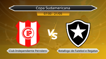 Copa Sudamericana Club Independiente Petrolero VS Botafogo de Futebol e Regatas