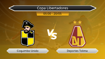 Copa Libertadores Coquimbo Unido VS Deportes Tolima