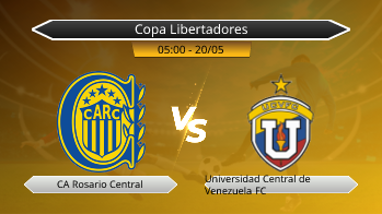 Copa Libertadores CA Rosario Central VS Universidad Central de Venezuela FC