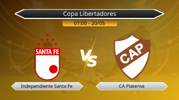 Copa Libertadores Independiente Santa Fe VS CA Platense