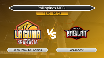 Philippines MPBL Binan Tatak Gel GameX VS Basilan Steel