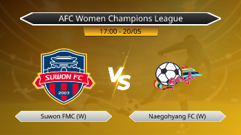 AFC Women Champions League Suwon FMC (W) VS Naegohyang FC (W)