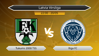 Latvia Virsliga Tukums 2000 TSS VS Riga FC