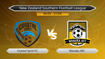 New Zealand Southern Football League Coastal Spirit FC VS Wanaka AFC